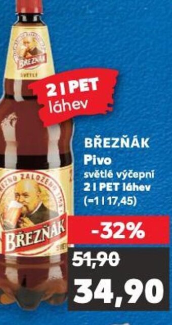 Kaufland BŘEZŇÁK Pivo nabídka