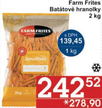 Jip Farm Frites Batátové hranolky 2 kg nabídka