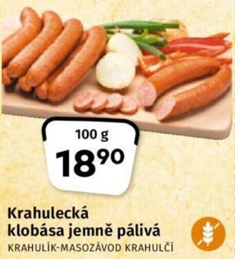 Coop Krahulecká klobása jemně pálivá nabídka