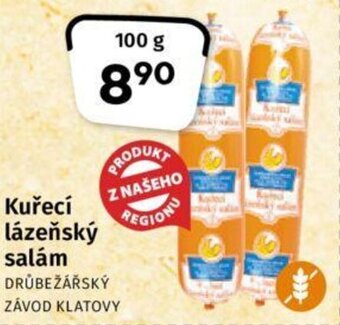 Coop Kuřecí lázeňský salám nabídka