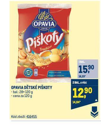 Makro Dětské piškoty nabídka