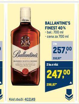 Makro Ballantine's finest nabídka