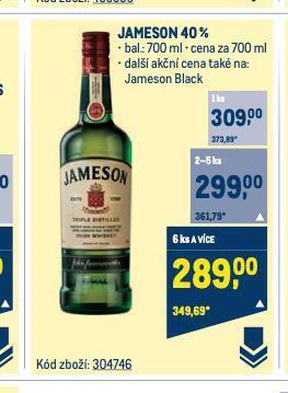 Makro Jameson nabídka