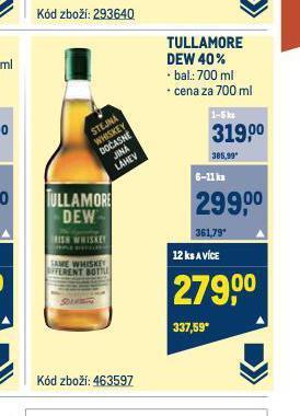 Makro Tullamore d.e.w nabídka