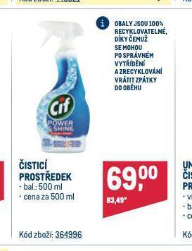 Makro Cif krémový čisticí prostředek nabídka