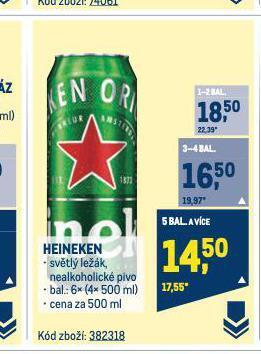 Makro Pivo heineken nabídka