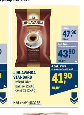 Makro Káva jihlavanka nabídka