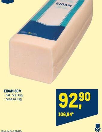 Makro Eidam sýr nabídka