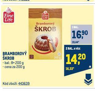 Makro Bramborový škrob nabídka