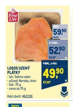 Makro Losos uzený nabídka