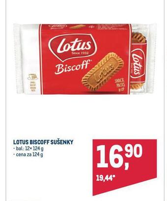 Makro Lotus biscoff sušenky nabídka
