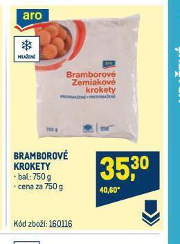 Makro Bramborové krokety nabídka