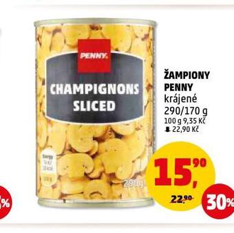 Penny Market Žampiony nabídka