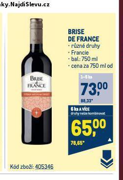 Makro Brise de france nabídka