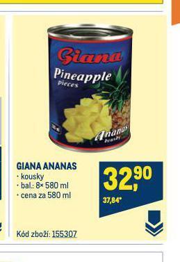 Makro Giana ananas nabídka