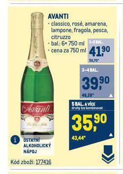 Makro Avanti nabídka