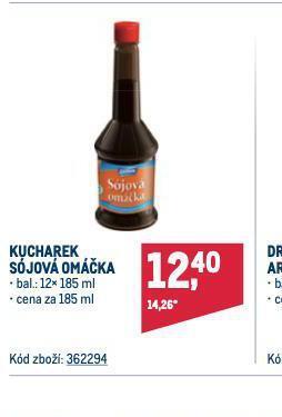 Makro Kucharek sójová omáčka nabídka
