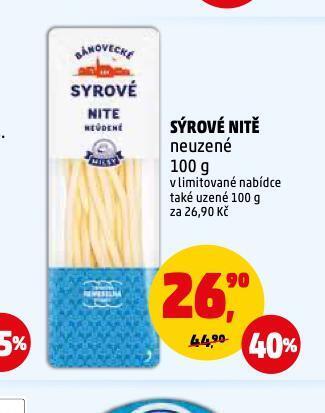 Penny Market Sýrové nitě nabídka