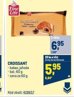 Makro Croissant nabídka