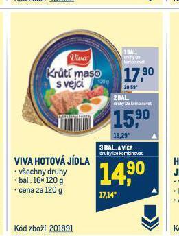 Makro Viva hotová jídla nabídka