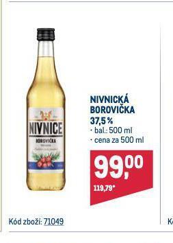 Makro Nivnická borovička nabídka