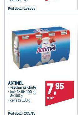 Makro Actimel nabídka