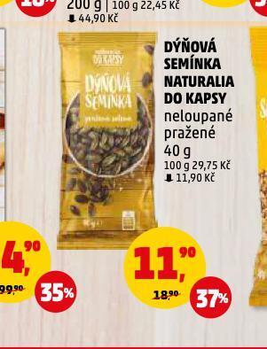 Penny Market Dýňová semínka nabídka