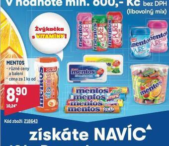 Makro Mentos nabídka