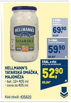 Makro Hellmann's tatarská omáčka nabídka