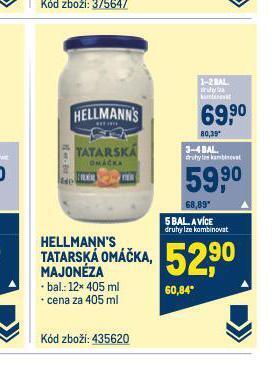 Makro Hellmann's majonéza nabídka