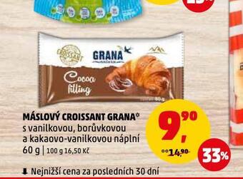 Penny Market Máslový croissant nabídka