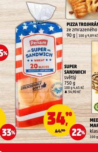 Penny Market Super sandwich nabídka