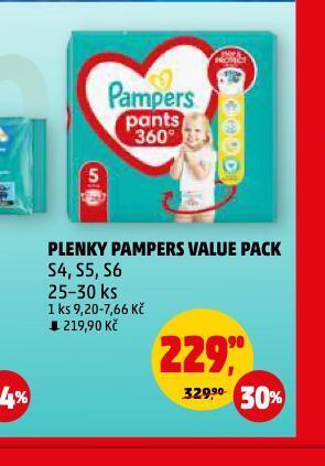 Penny Market Pampers pleny nabídka