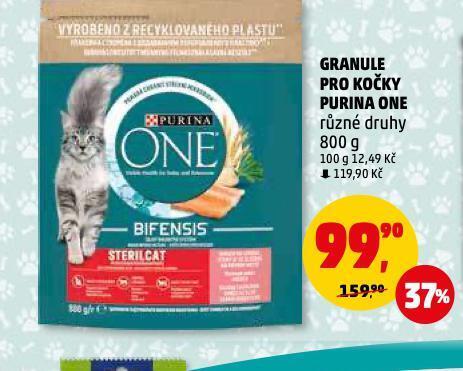 Penny Market Purina one granule pro kočky nabídka