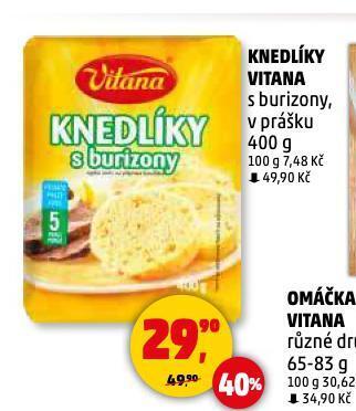 Penny Market Knedlíky vitana nabídka