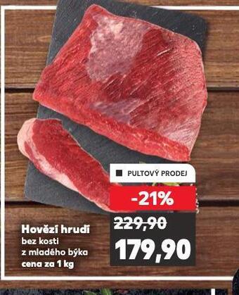 Kaufland Hovězí hrudí bez kosti nabídka