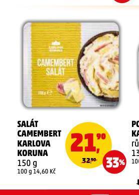Penny Market Salát camembert nabídka