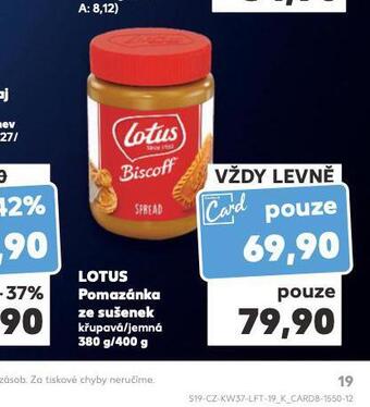 Kaufland Lotus pomazánka nabídka