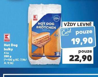 Kaufland Hot dog bulky nabídka