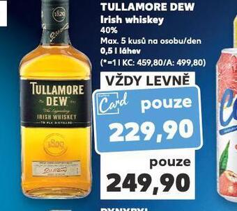Kaufland Tullamore dew irish whiskey nabídka