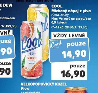Kaufland Cool míchaný nápoj z piva nabídka