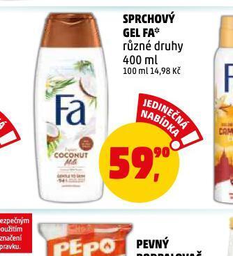 Penny Market Sprchový gel fa nabídka