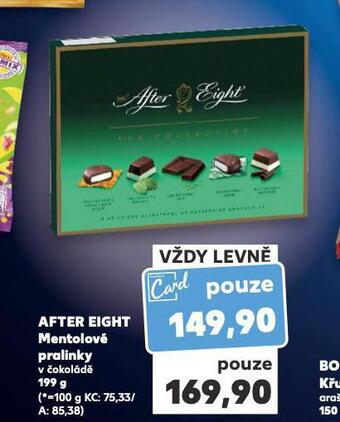 Kaufland After eight mentolové pralinky nabídka