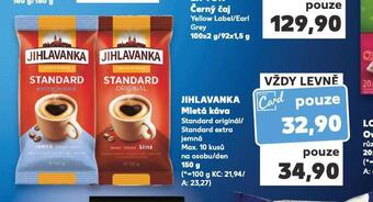 Kaufland Jihlavanka mletá káva nabídka
