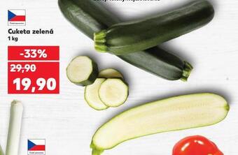 Kaufland Cuketa zelená nabídka