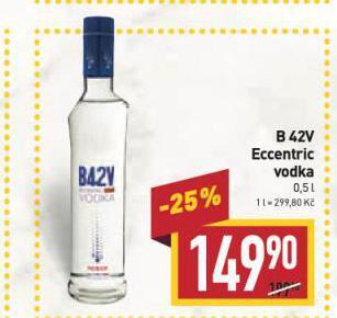 Billa B42v eccentric vodka nabídka