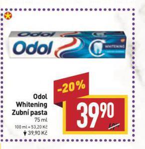 Billa Odol zubní pasta nabídka