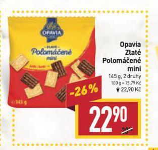 Billa Opavia zlaté polomáčené nabídka