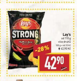 Billa Lay's chipsy nabídka
