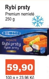 COOP DISKONT Rybí prsty nabídka